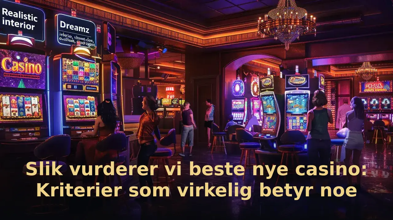 Slik vurderer vi beste nye casino: Kriterier som virkelig betyr noe
